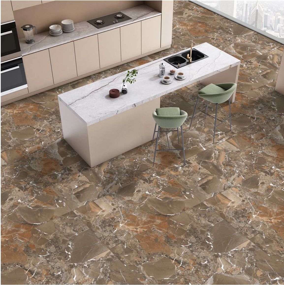 Porcelain 600x1200mm Mega Marble - 6